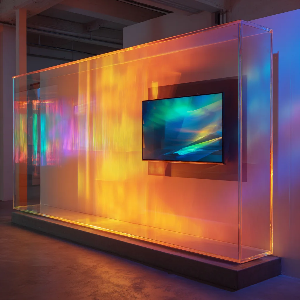 A vibrant digital artwork showcasing futuristic aesthetics